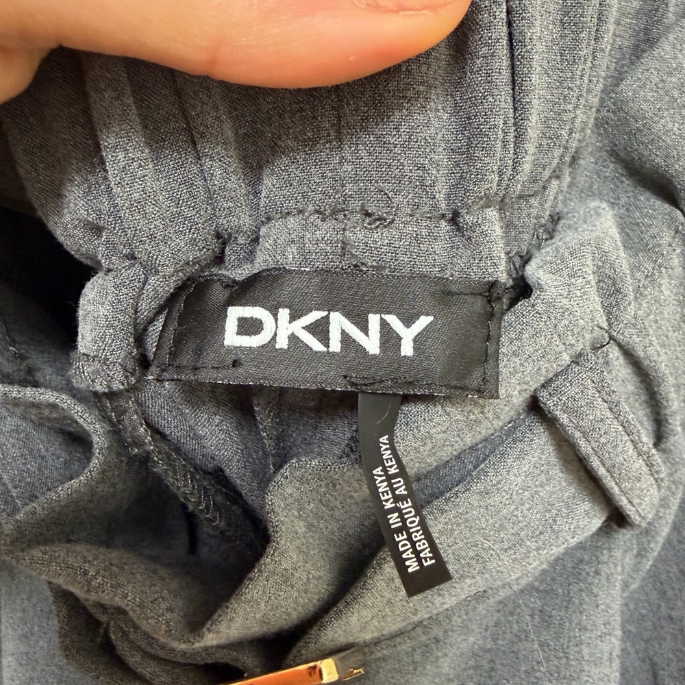 DKNY High Rise Charcoal Trousers